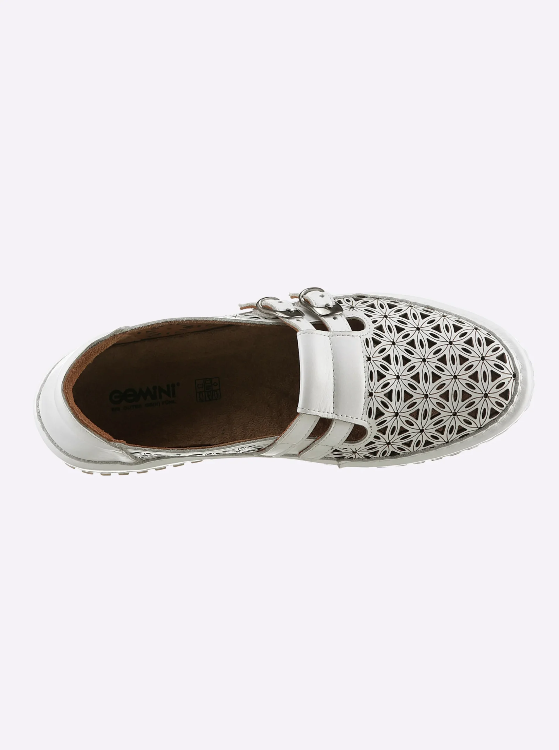 Mokassins & Slippers|Gemini Slipper weiß