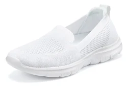 Mokassins & Slippers|LASCANA Slipper weiß