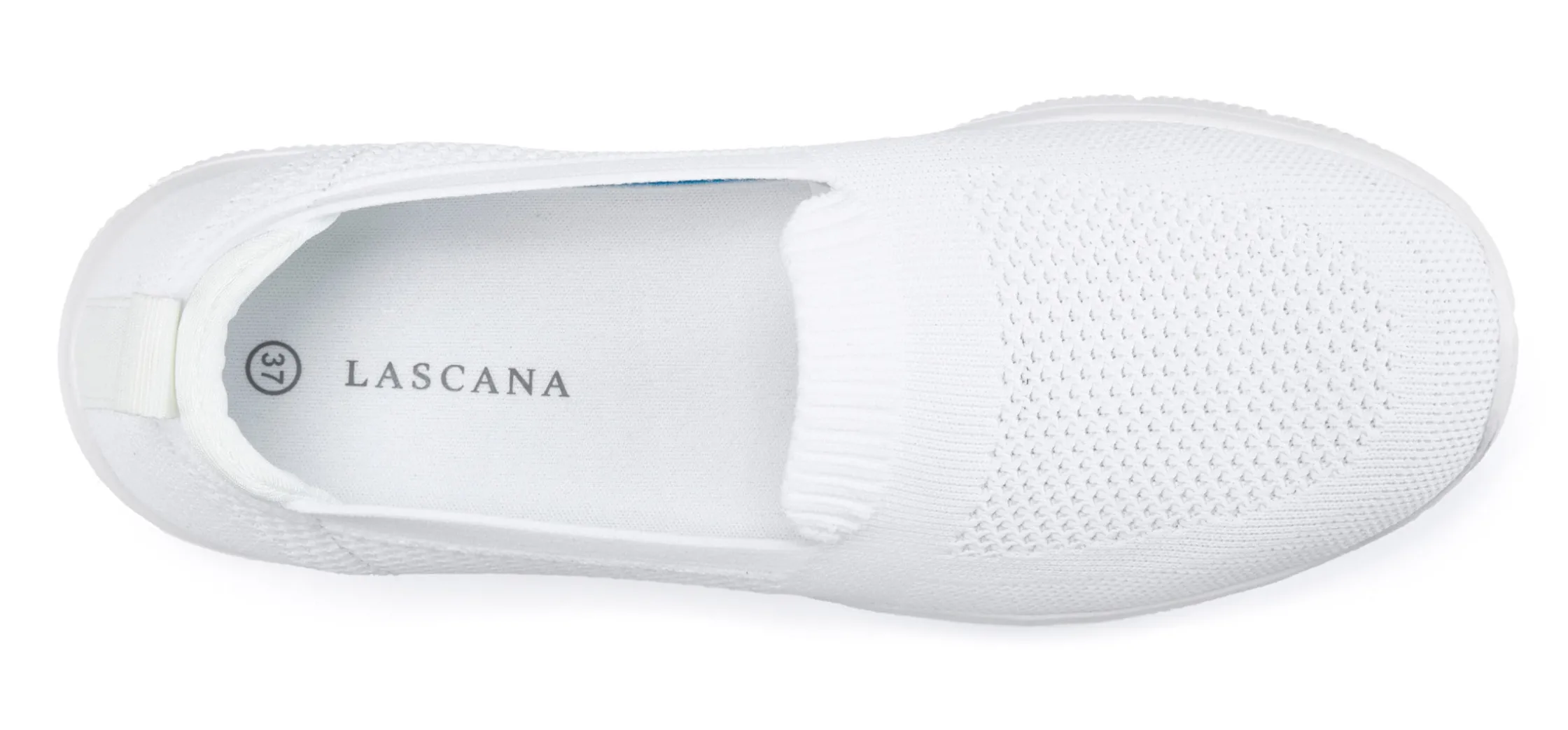 Mokassins & Slippers|LASCANA Slipper weiß