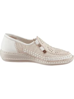 Mokassins & Slippers|Rieker Slipper creme