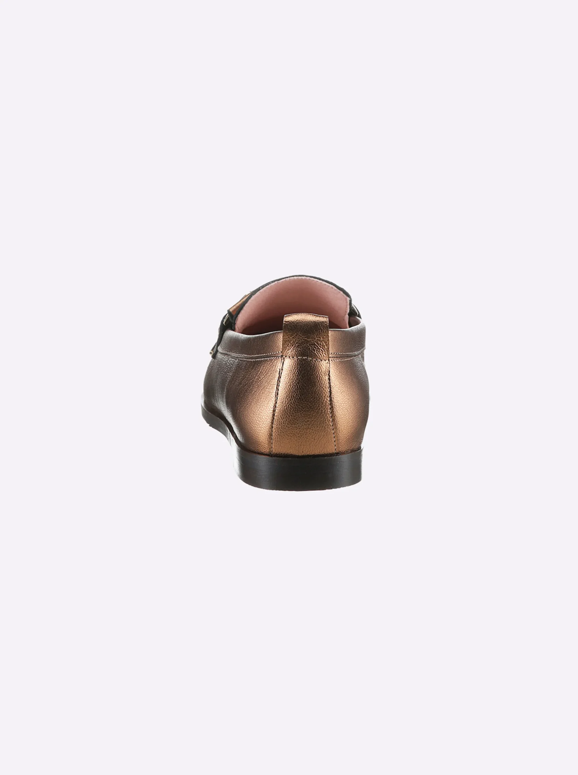 Mokassins & Slippers|heine Slipper cognac-metallic