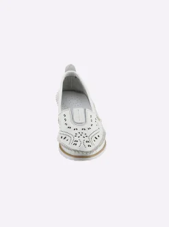 Mokassins & Slippers|Andrea Conti Slipper weiß
