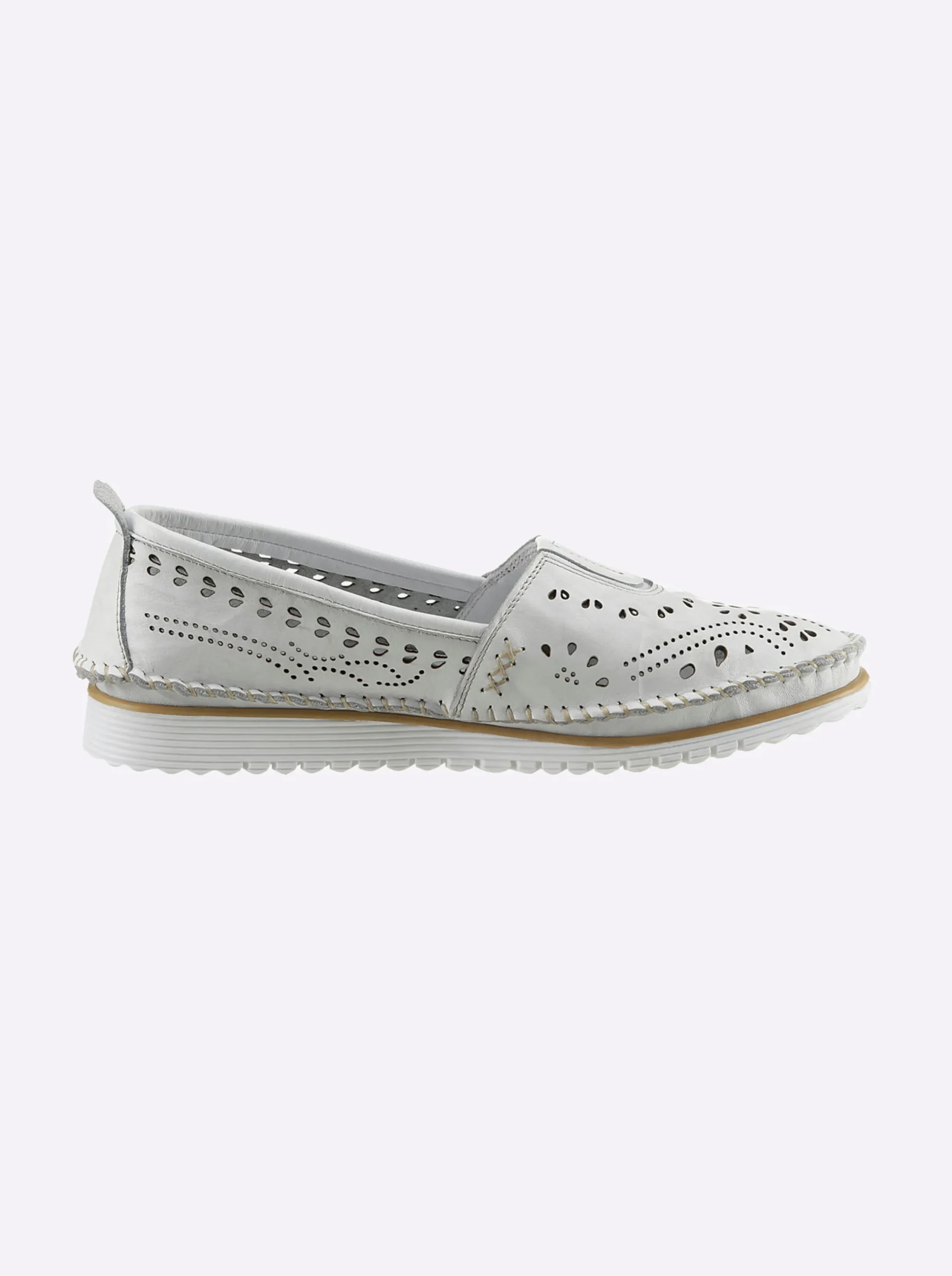 Mokassins & Slippers|Andrea Conti Slipper weiß