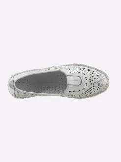 Mokassins & Slippers|Andrea Conti Slipper weiß