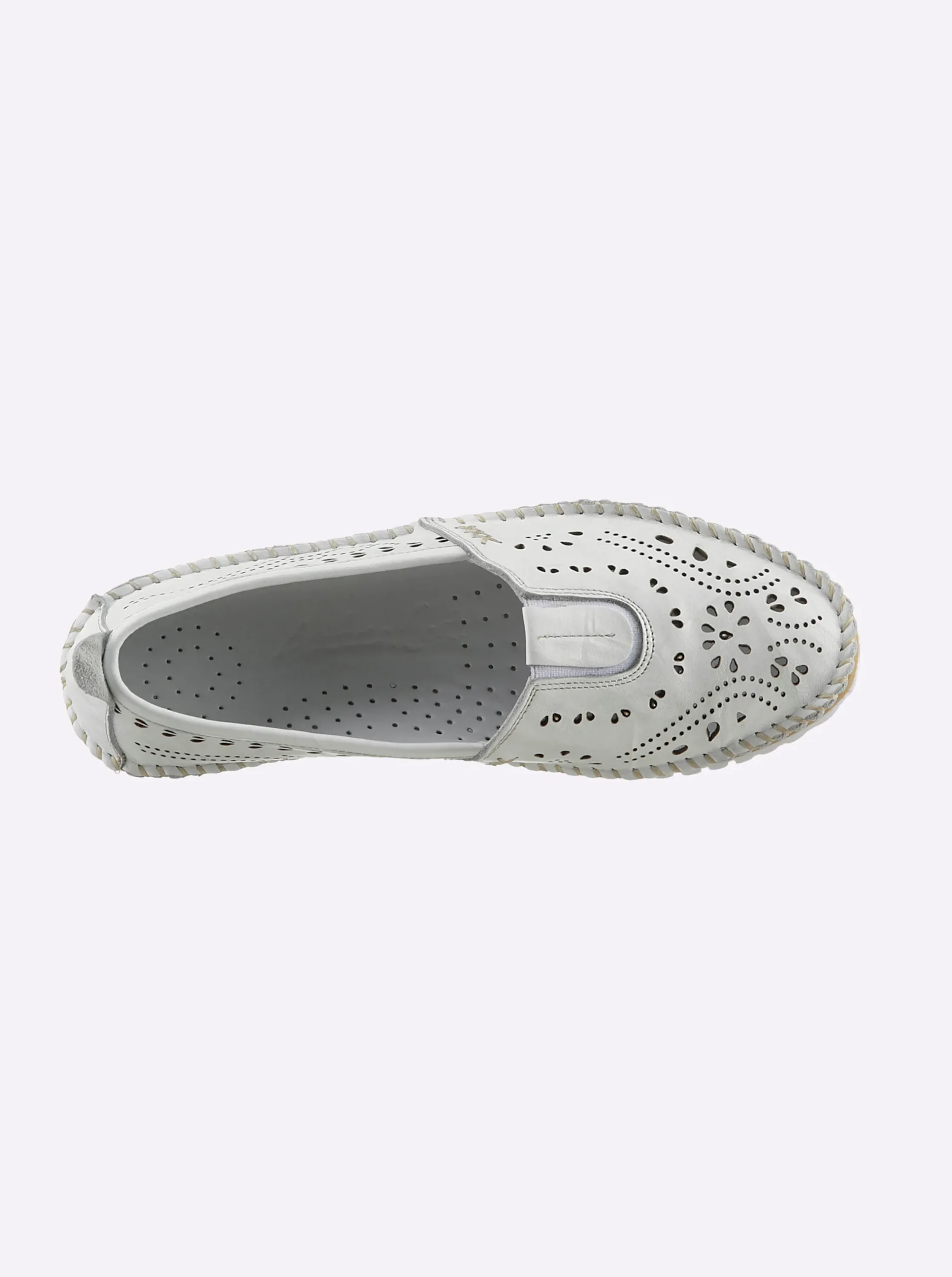 Mokassins & Slippers|Andrea Conti Slipper weiß