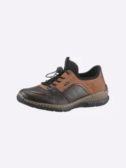 Mokassins & Slippers|Rieker Slipper braun