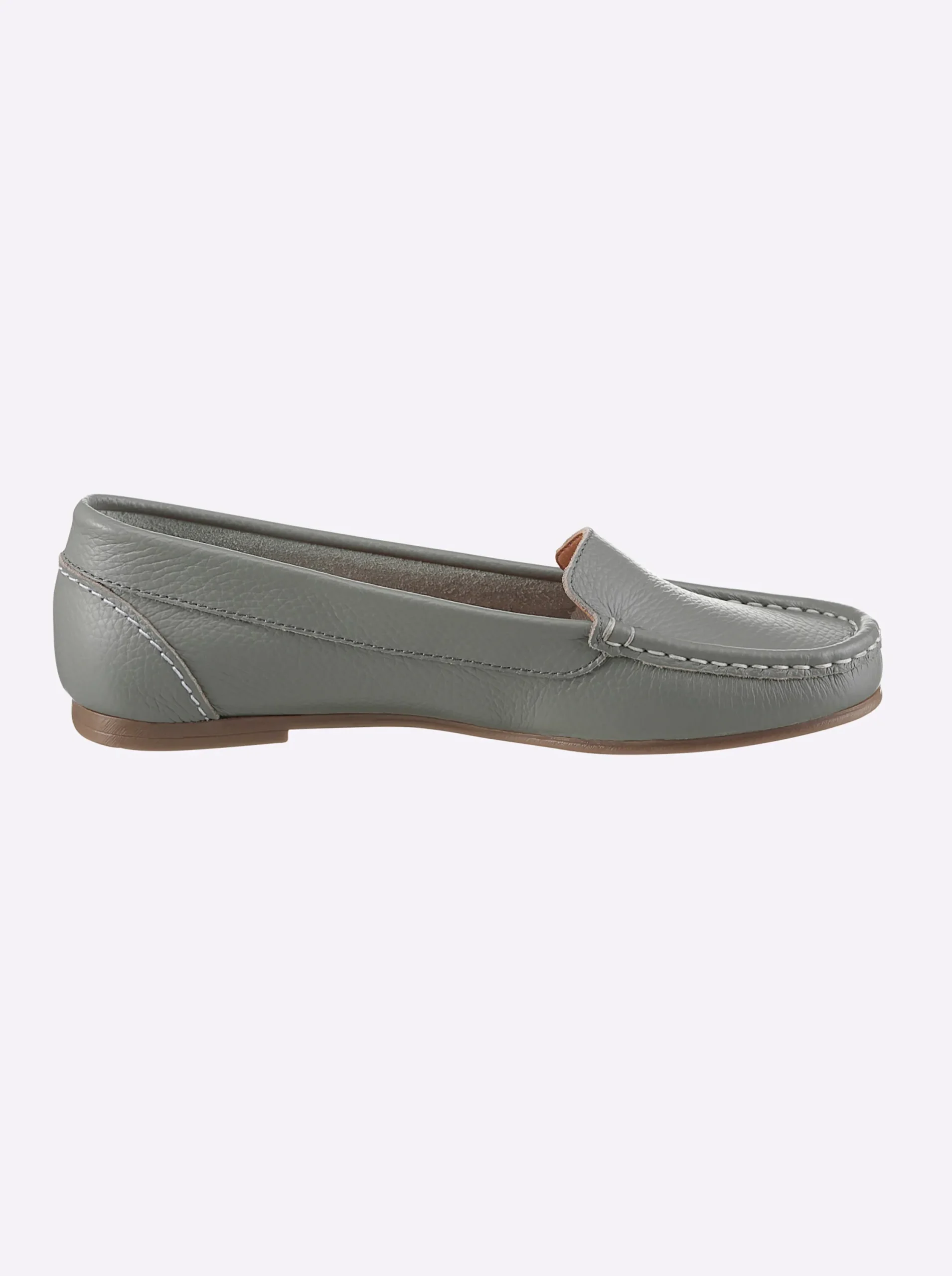 Mokassins & Slippers|heine Slipper grau