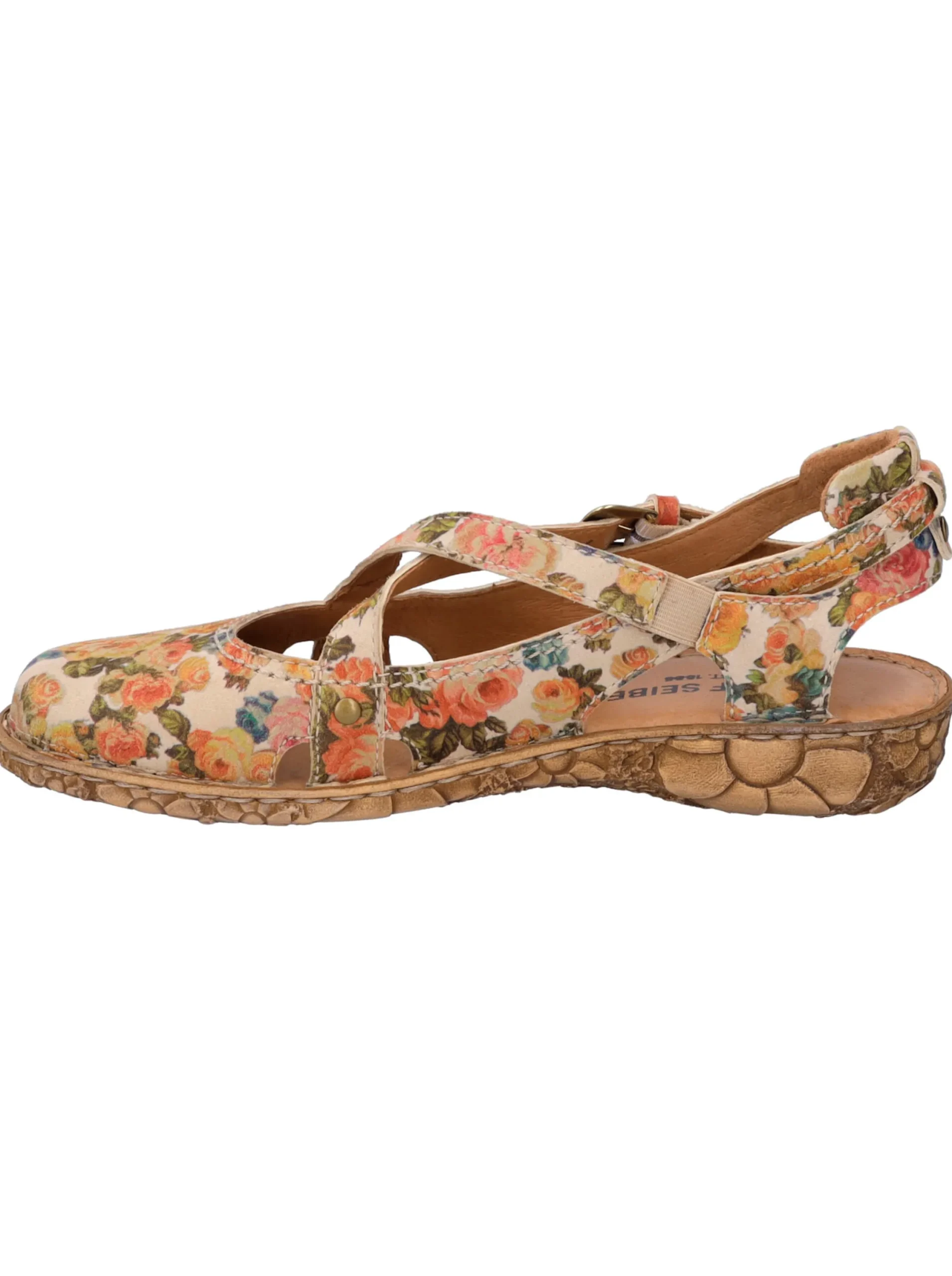 Mokassins & Slippers|Sandalen & Sandaletten|Josef Seibel Slipper beige-bedruckt