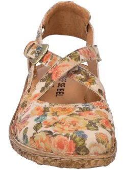 Mokassins & Slippers|Sandalen & Sandaletten|Josef Seibel Slipper beige-bedruckt
