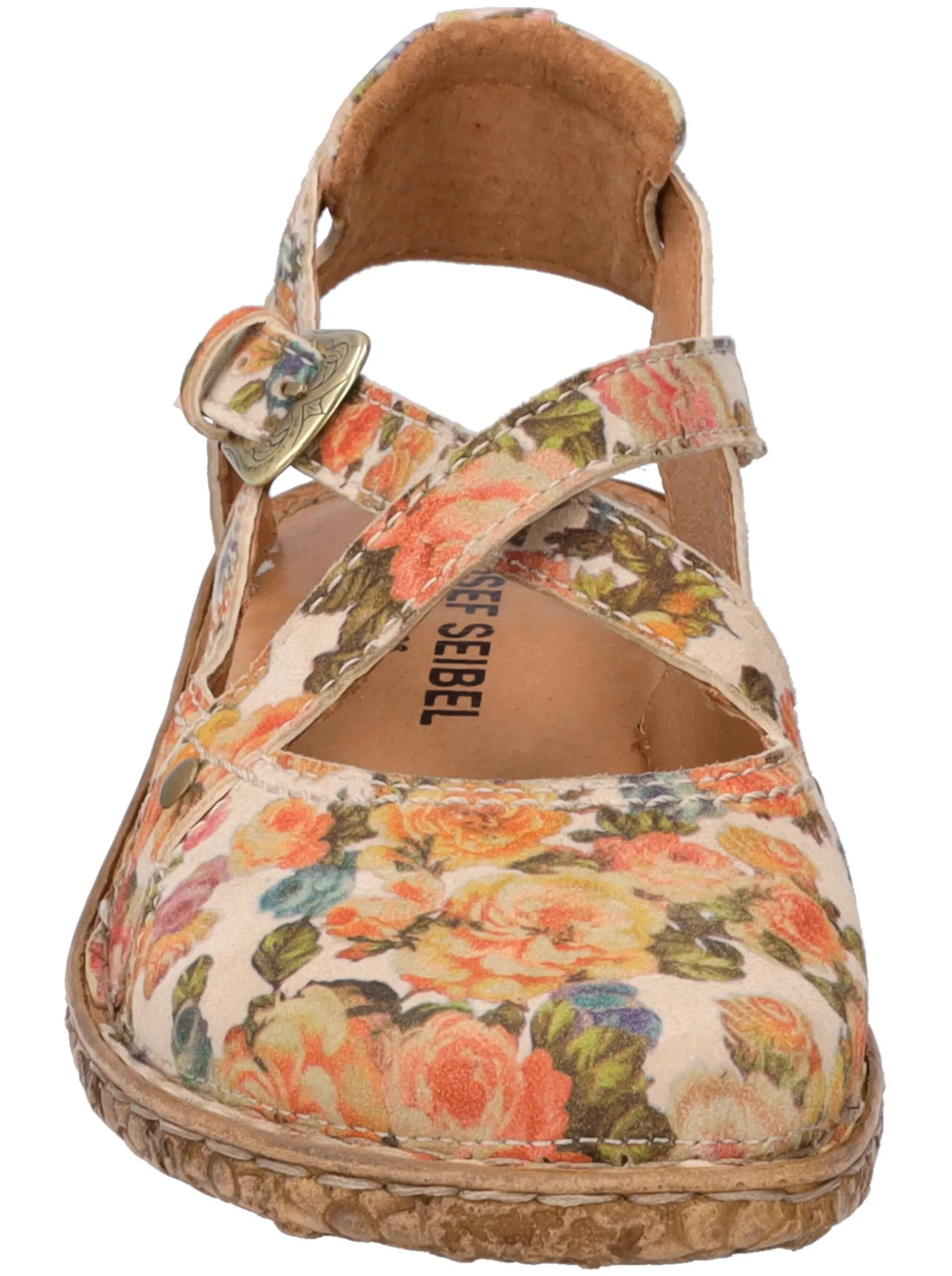 Mokassins & Slippers|Sandalen & Sandaletten|Josef Seibel Slipper beige-bedruckt