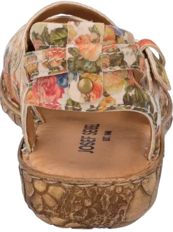 Mokassins & Slippers|Sandalen & Sandaletten|Josef Seibel Slipper beige-bedruckt
