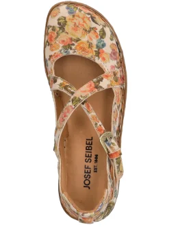 Mokassins & Slippers|Sandalen & Sandaletten|Josef Seibel Slipper beige-bedruckt