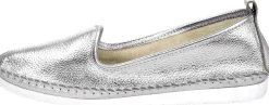 Mokassins & Slippers|Andrea Conti Slipper silberfarben