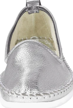 Mokassins & Slippers|Andrea Conti Slipper silberfarben