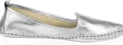 Mokassins & Slippers|Andrea Conti Slipper silberfarben