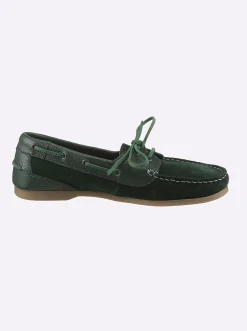 Mokassins & Slippers|heine Slipper grün