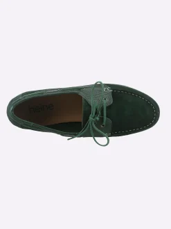 Mokassins & Slippers|heine Slipper grün