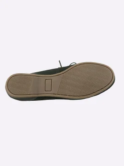 Mokassins & Slippers|heine Slipper grün