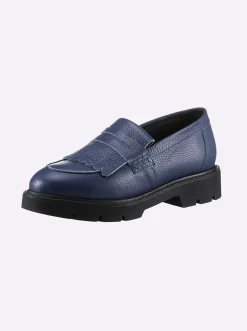 Mokassins & Slippers|heine Slipper blau