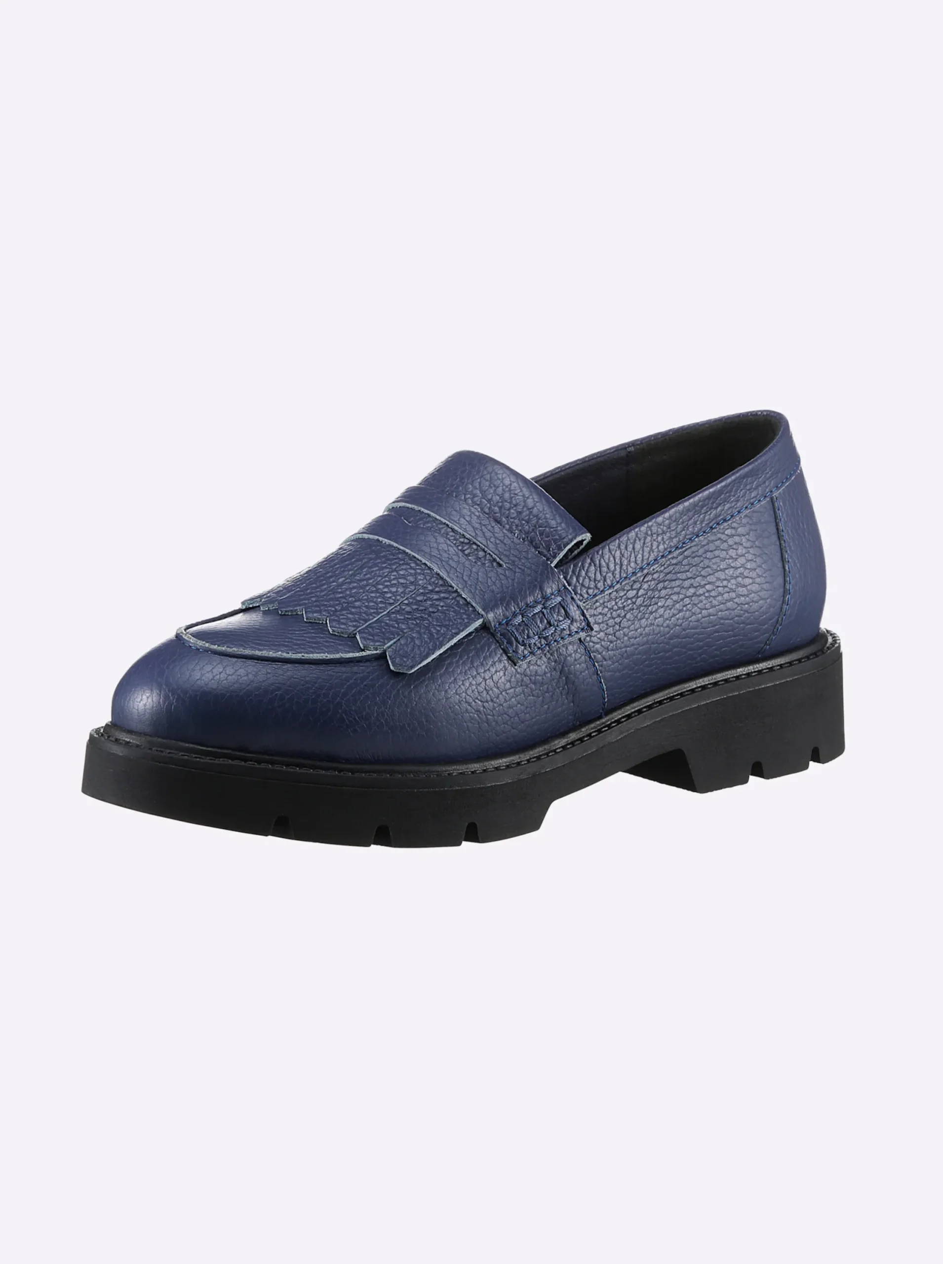 Mokassins & Slippers|heine Slipper blau