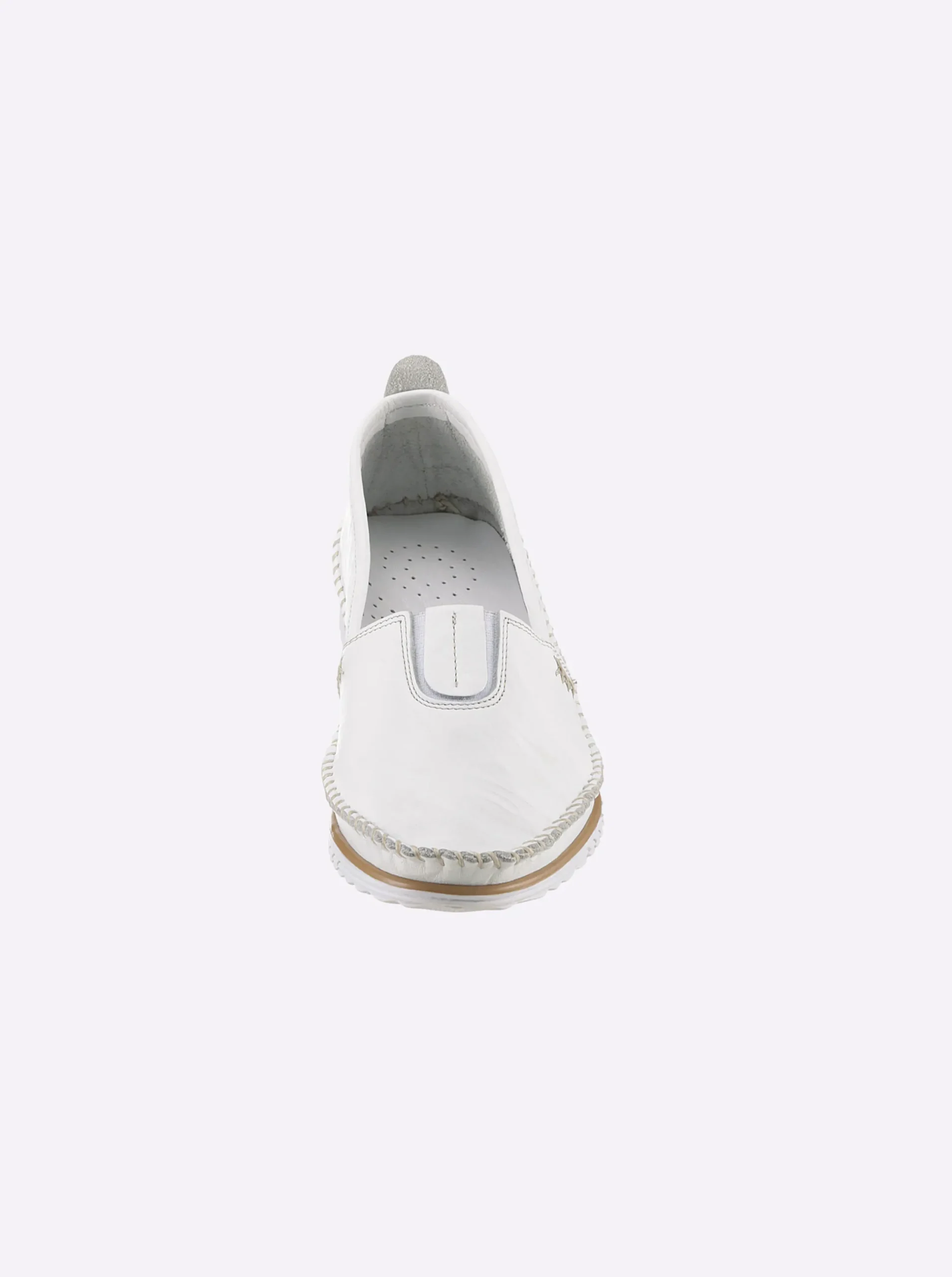 Mokassins & Slippers|Andrea Conti Slipper weiß
