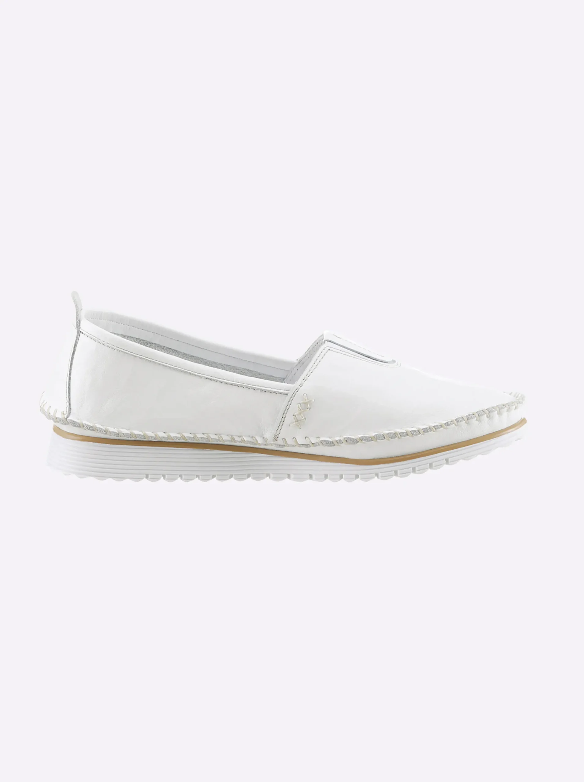 Mokassins & Slippers|Andrea Conti Slipper weiß