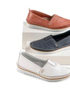Mokassins & Slippers|Andrea Conti Slipper weiß