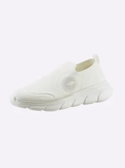 Mokassins & Slippers|KangaROOS Slipper weiß-grau