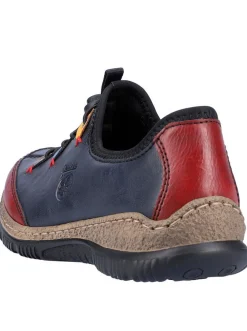 Sneakers & Schnürer|Rieker Slipper jeansblau