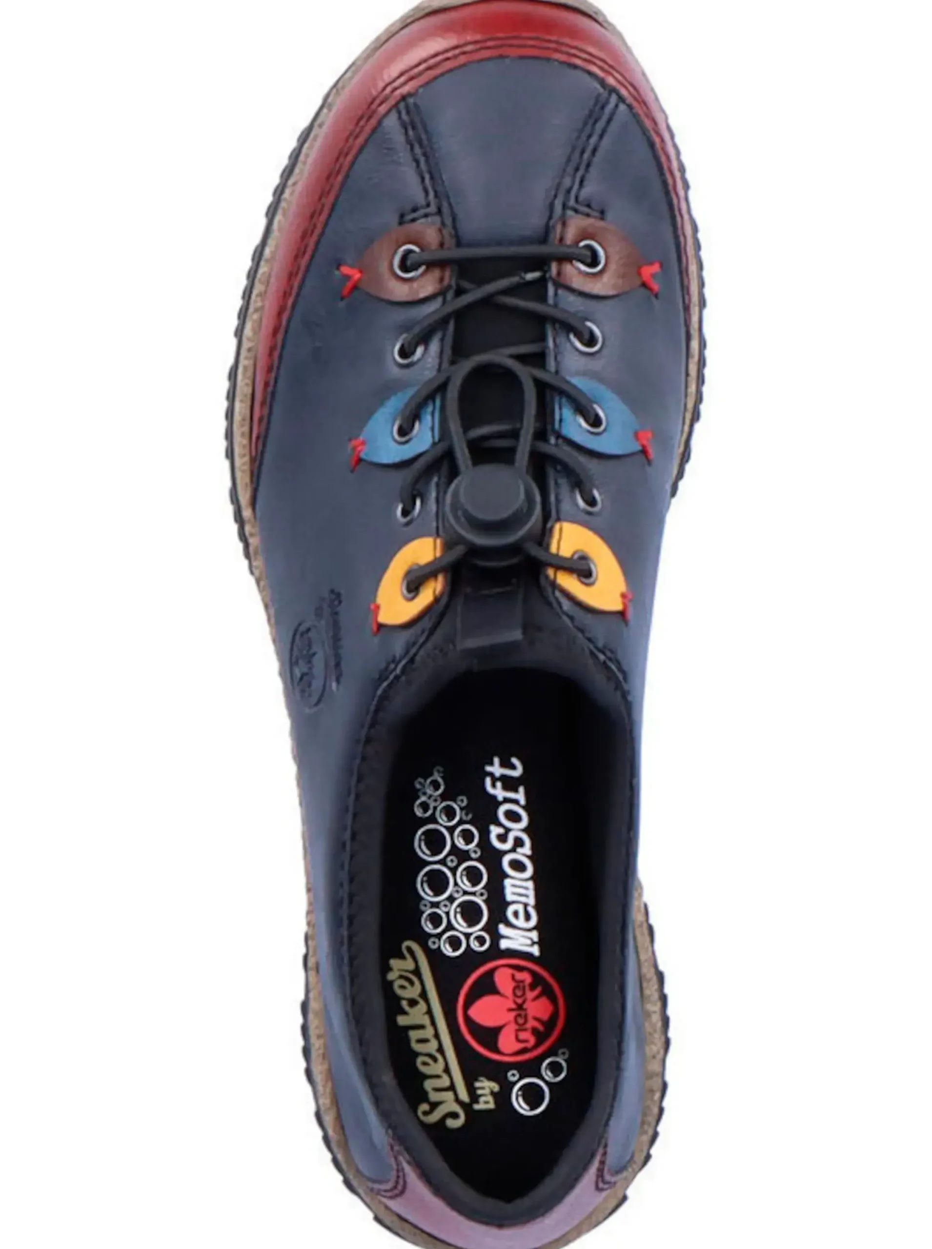 Sneakers & Schnürer|Rieker Slipper jeansblau