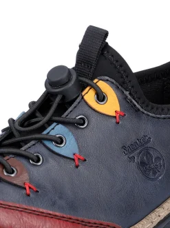 Sneakers & Schnürer|Rieker Slipper jeansblau
