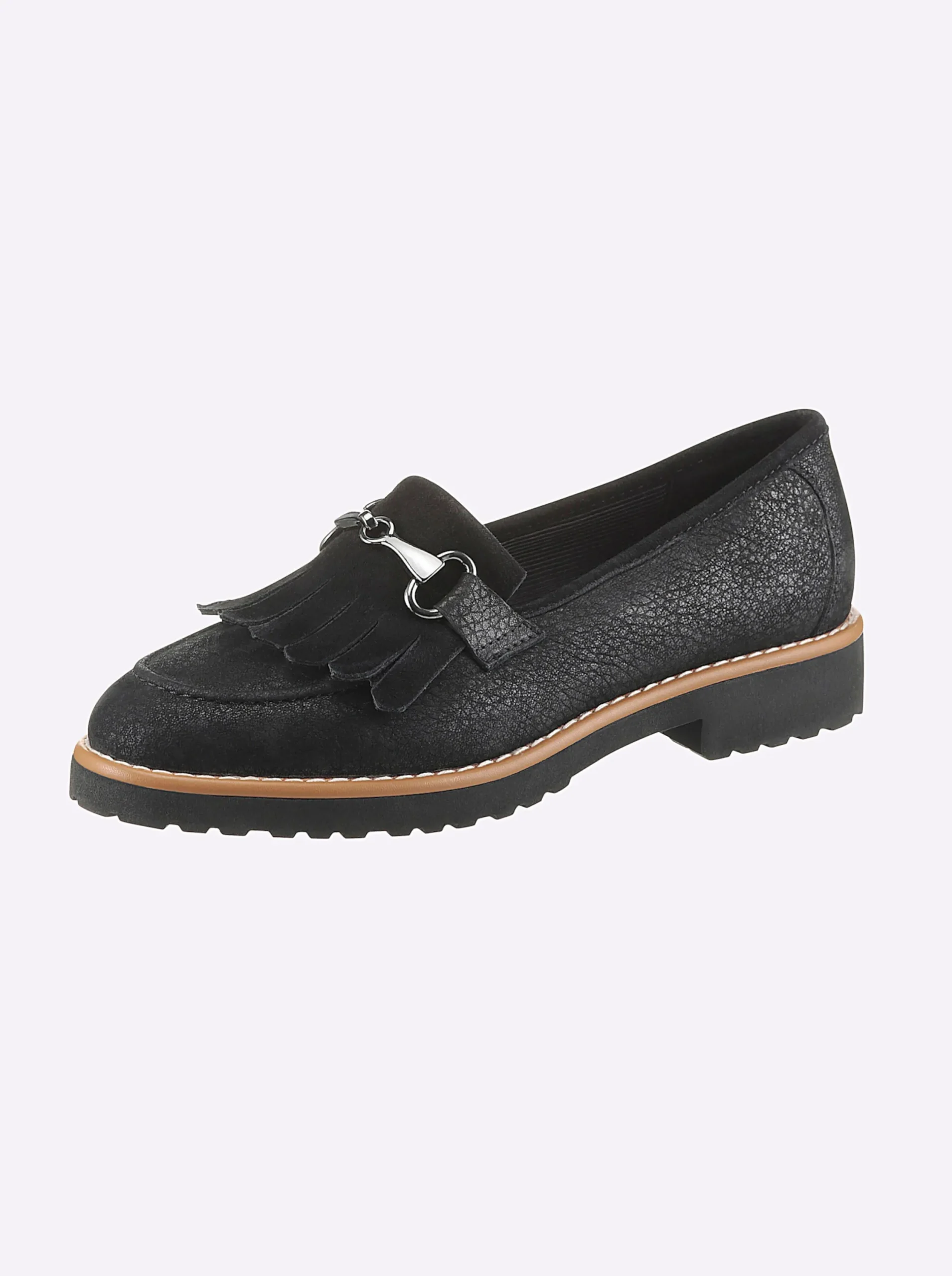 Mokassins & Slippers|heine Slipper schwarz