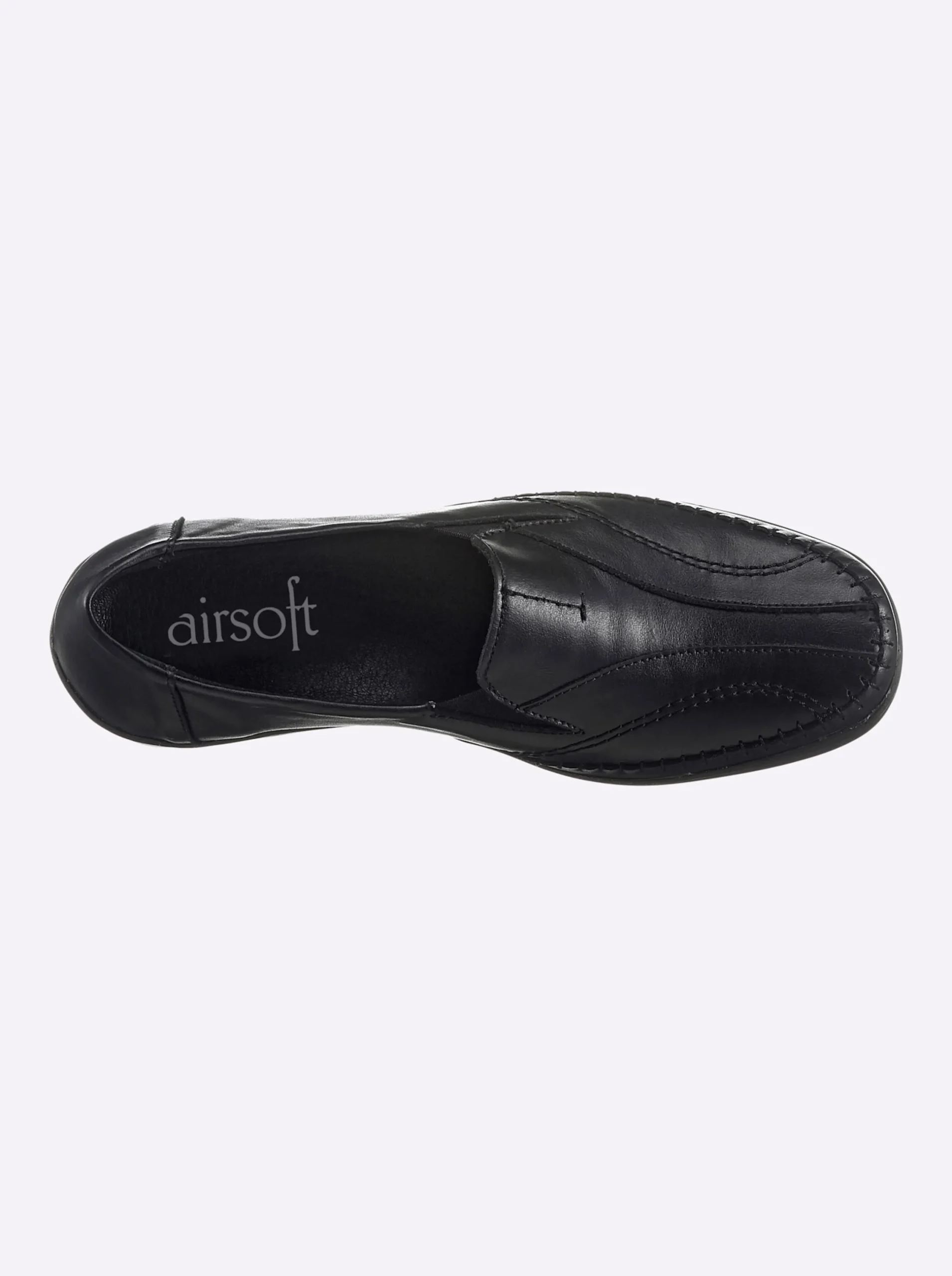 Mokassins & Slippers|airsoft comfort+ Slipper schwarz