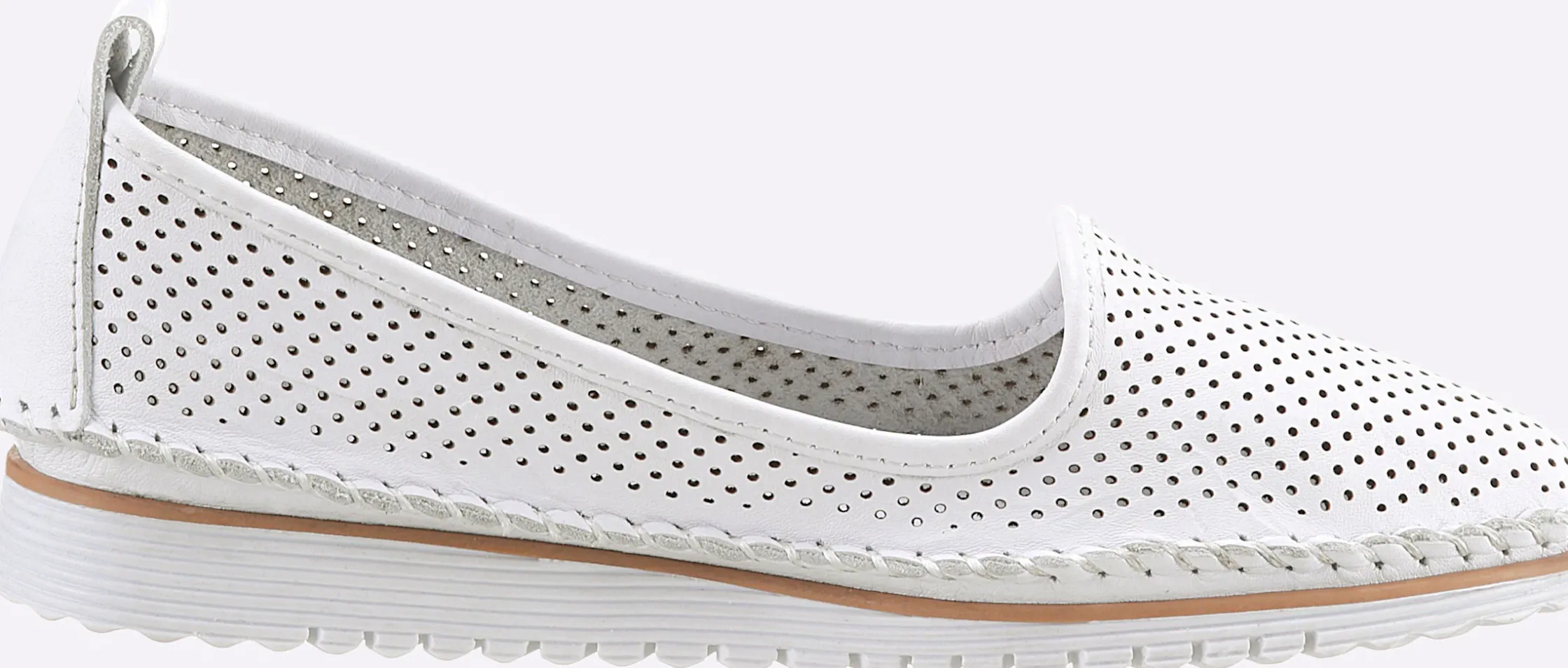 Mokassins & Slippers|Andrea Conti Slipper weiß