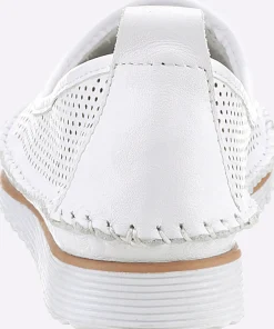 Mokassins & Slippers|Andrea Conti Slipper weiß