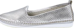 Mokassins & Slippers|Andrea Conti Slipper silberfarben