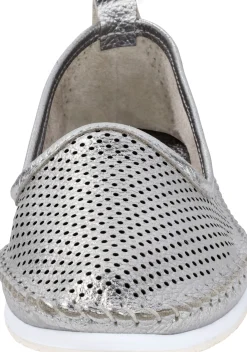 Mokassins & Slippers|Andrea Conti Slipper silberfarben