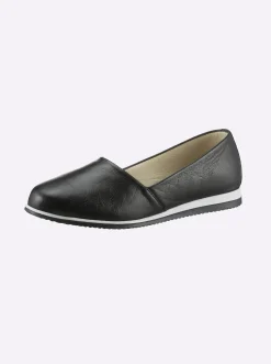 Mokassins & Slippers|Andrea Conti Slipper schwarz