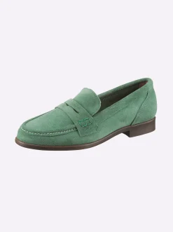 Mokassins & Slippers|heine Slipper jadegrün