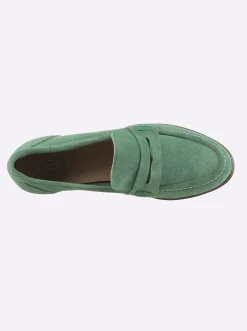 Mokassins & Slippers|heine Slipper jadegrün