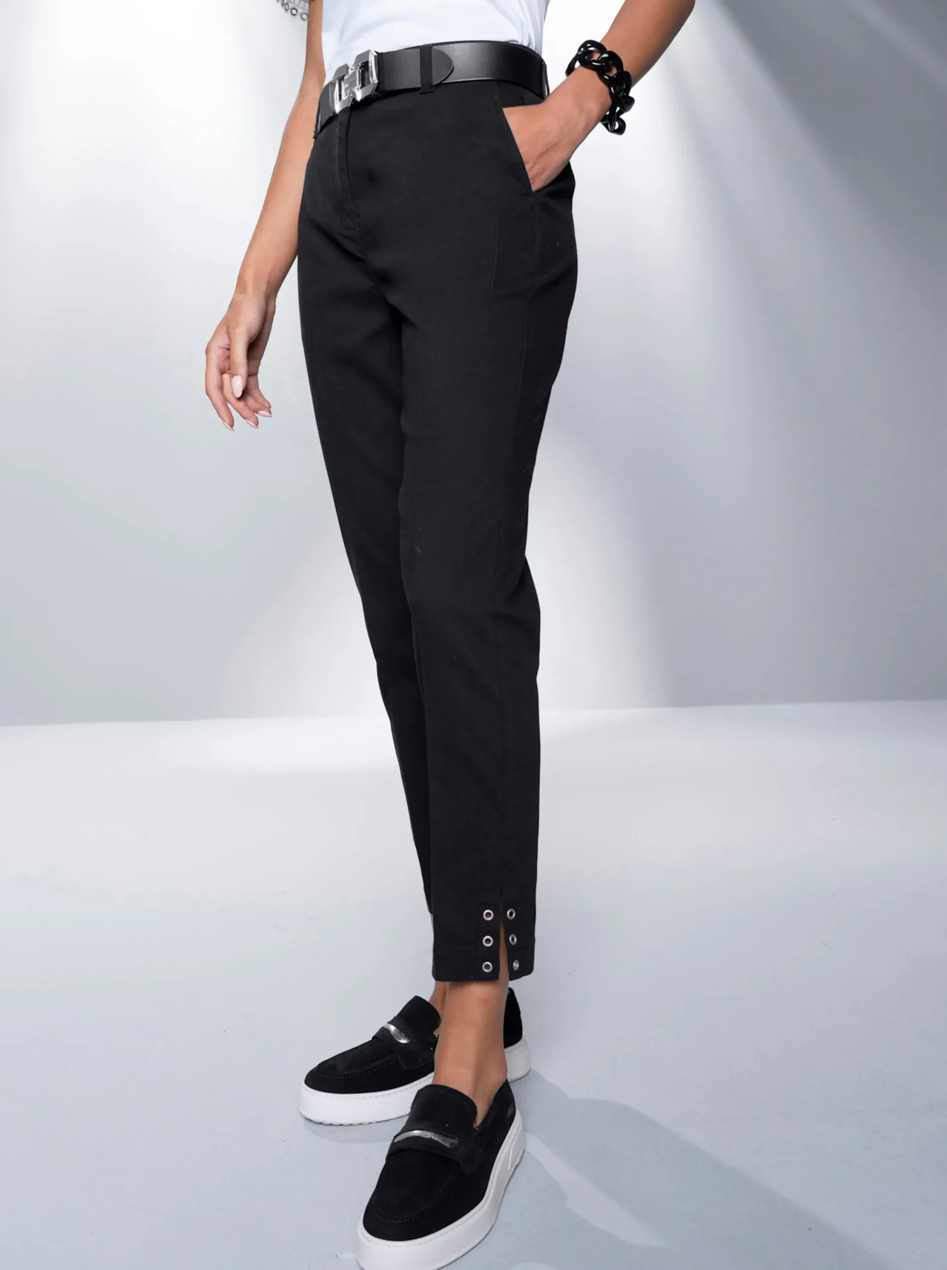 Mokassins & Slippers|heine Slipper schwarz