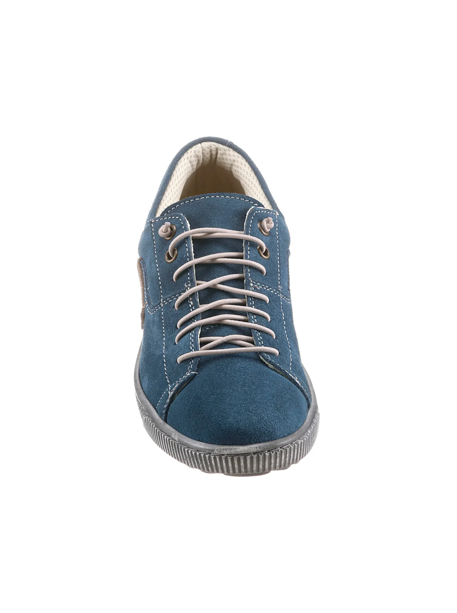 Mokassins & Slippers|airsoft modern+ Slipper aus Nubukleder mittelblau