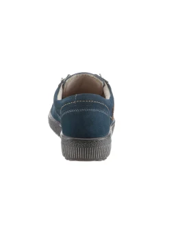 Mokassins & Slippers|airsoft modern+ Slipper aus Nubukleder mittelblau