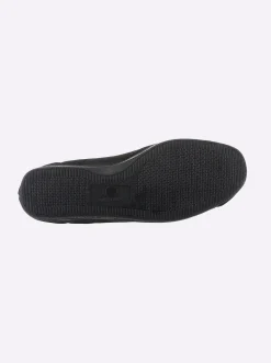 Mokassins & Slippers| Slipper aus Textil schwarz