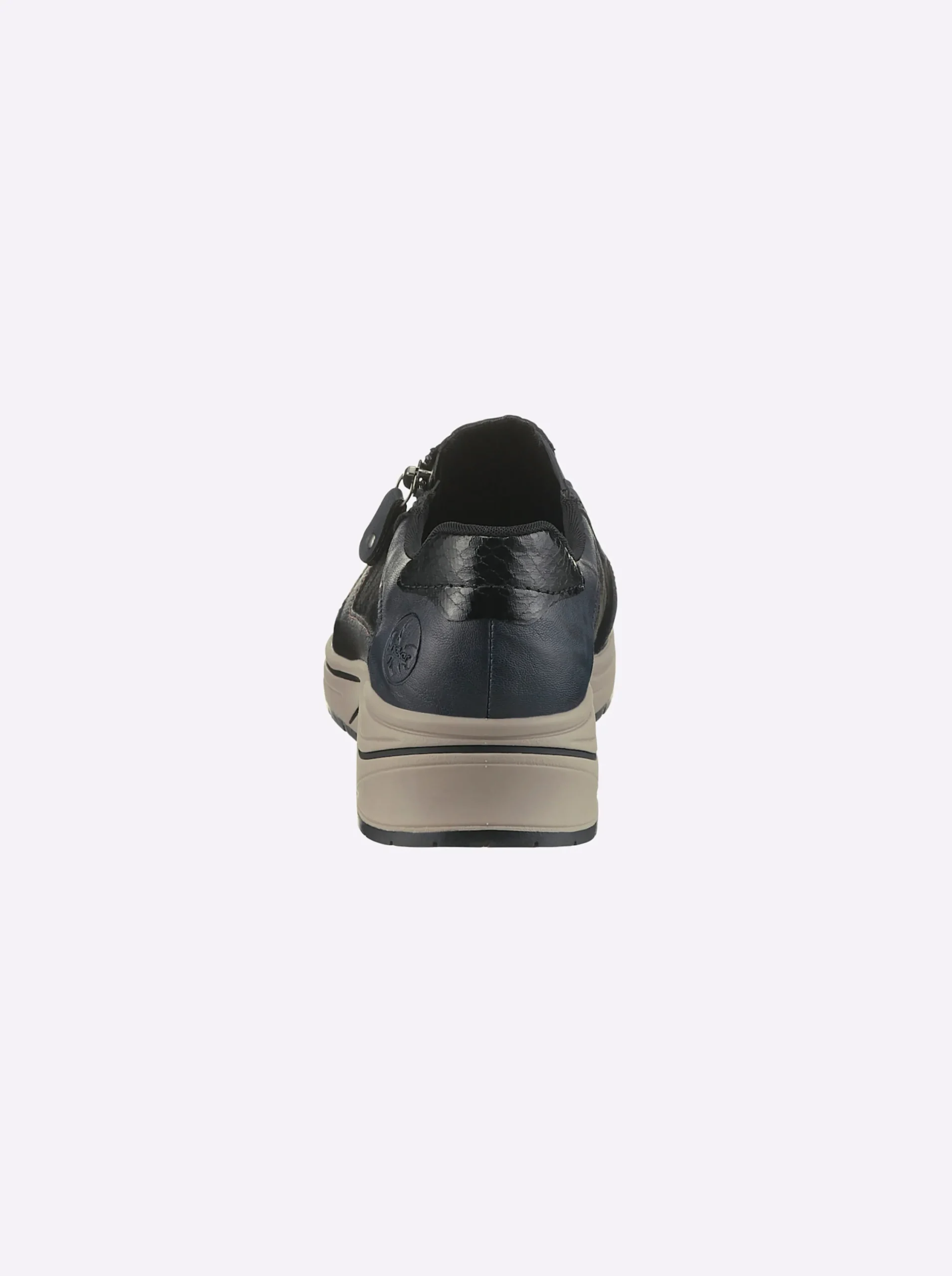 Mokassins & Slippers|Rieker Slipper für kräftige Füße jeansblau