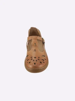 Mokassins & Slippers|airsoft modern+ Slipper komplett aus Leder camel
