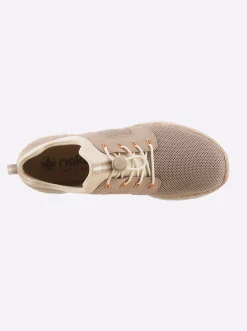 Sneakers & Schnürer|Mokassins & Slippers|Rieker Slipper mit elastischem Einsatz sesam