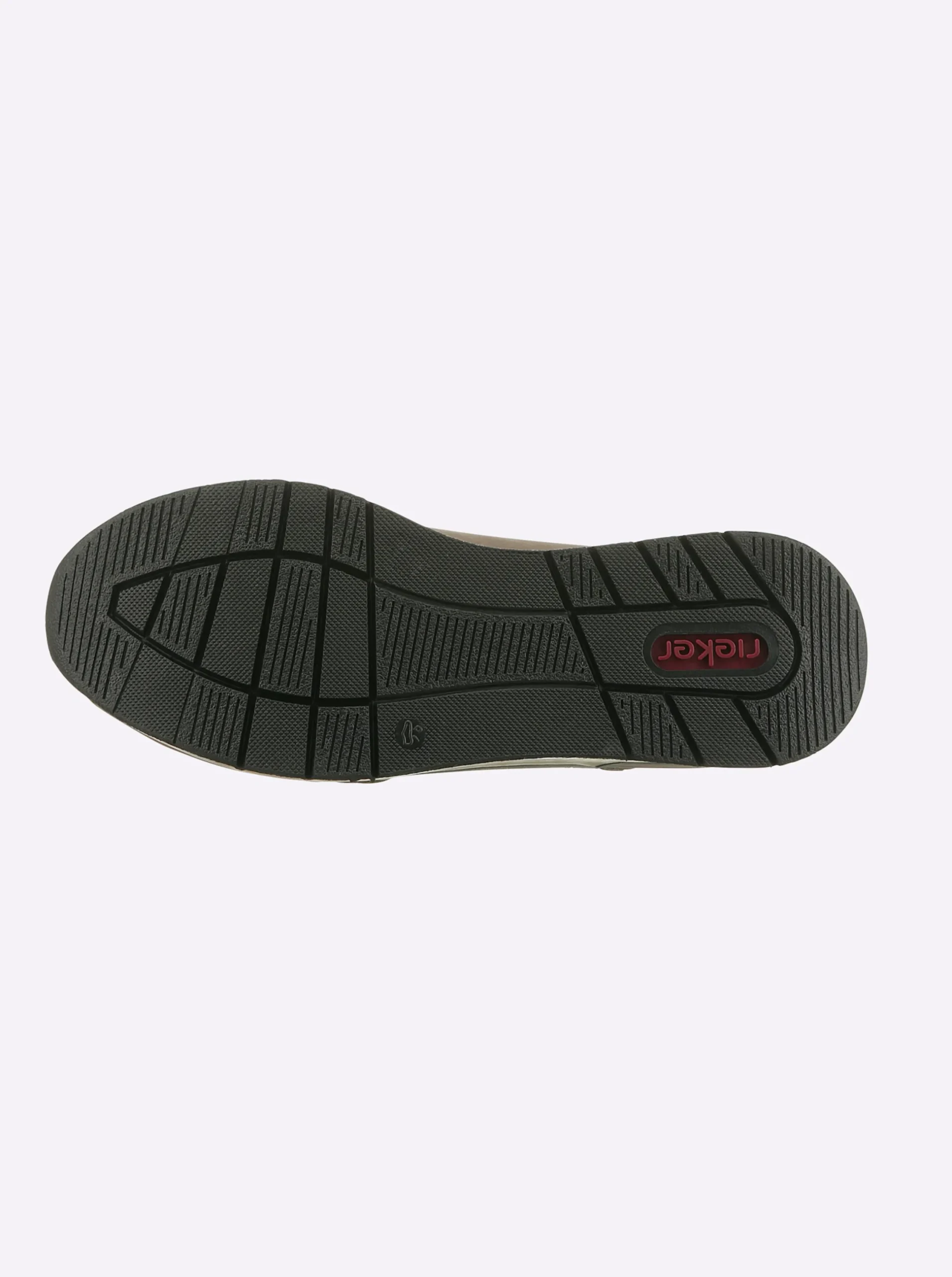 Mokassins & Slippers|Rieker Slipper mit elastischen Schnürsenkeln hellgrau
