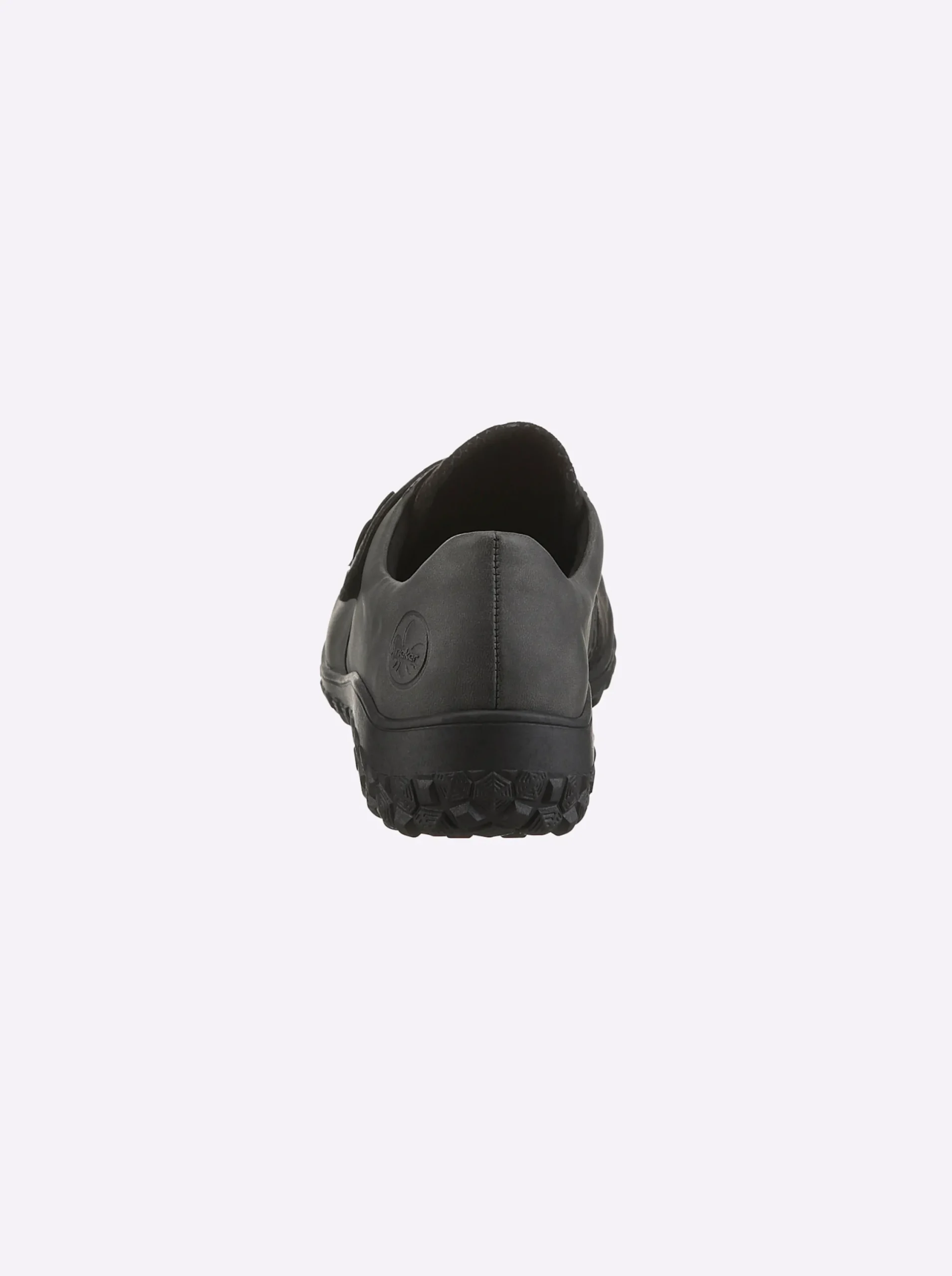 Mokassins & Slippers|Rieker Slipper mit Klettverschluss grau