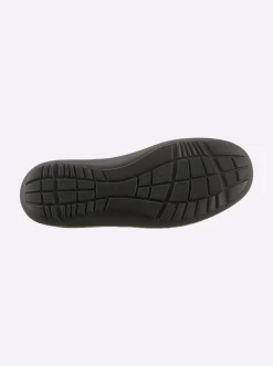 Mokassins & Slippers|Waldläufer Slipper mit Leder-Fußbett schlamm